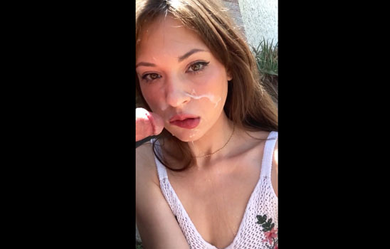 Nice facial on garden