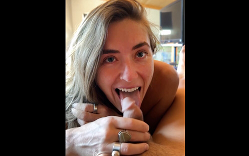 Sucking him off from start to finish